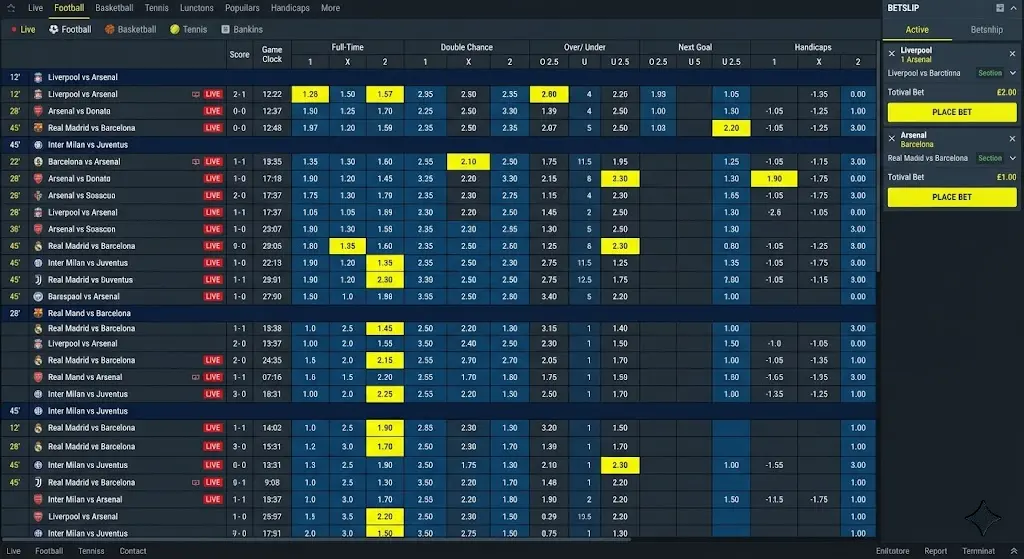 Live Odds Widget